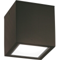 Ideal Lux - Ulkokohdevalaisin TECHO 1xGU10/20W/230V 15x15 cm IP54 musta